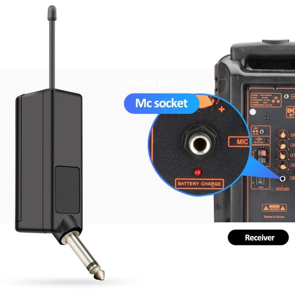 portable wireless guitar system professional wireless bass system guitar Carousel 1