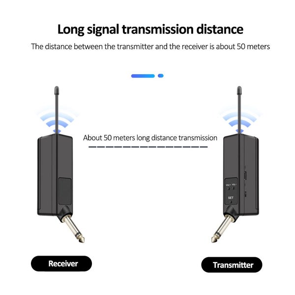 portable wireless guitar system professional wireless bass system guitar Carousel 7