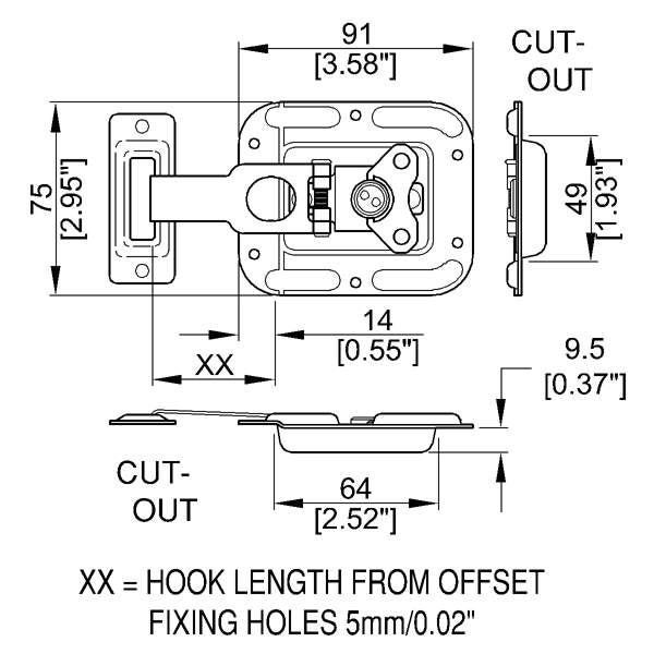 Penn Elcom - L0737/38 - Valance Spanning Overlatch in 10mm Offset Dish. Carousel 2