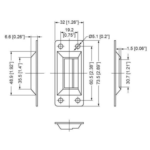 Penn Elcom - L0747/CP - Catch Plate For Valance Spanning Catches. Carousel 2