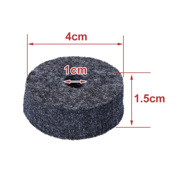 felt washer for cymbal drum set felt washer crash cymbal clutch felt 10pcs Carousel 2