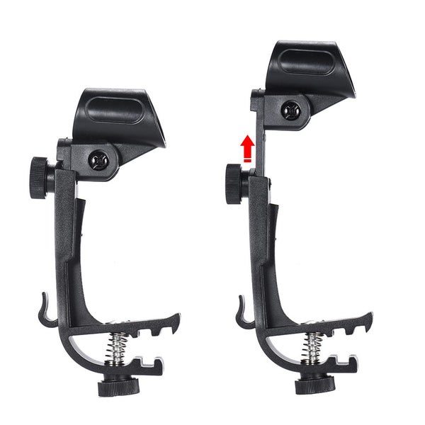 shockproof mic holder drum clip drum mic clips clamp 2pcs Clamp Clip On Drum Rim Carousel 2