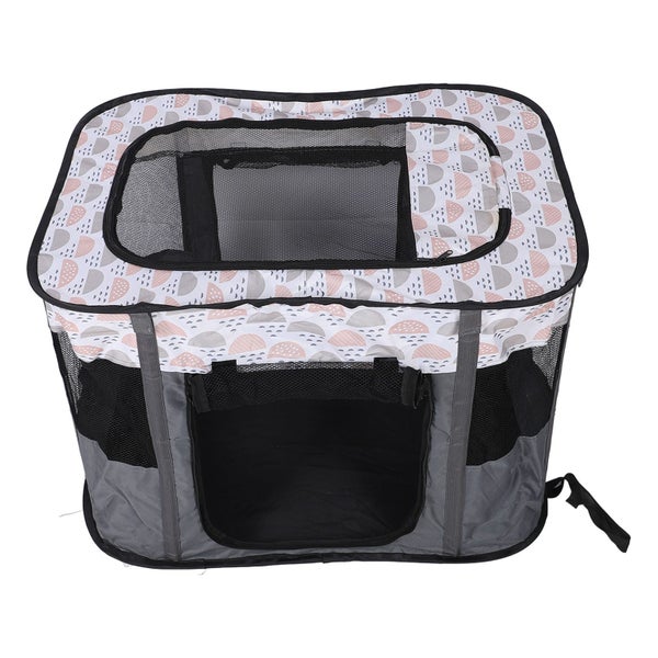 pet foldable playpen Pet Playpen Foldable Enclosed Portable Breathable 600D Carousel 2