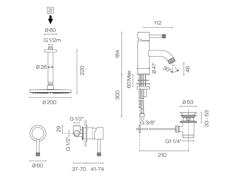 Arena Tapware/Shower Package in Dark Bronze *Run Out Model* Was $4097 Carousel 3