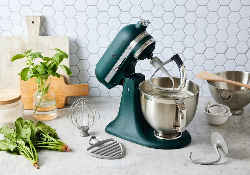 Artisan Tilt Head Stand Mixer - Kitchen Aid KSM195 (Pebbled Palm) Carousel 1