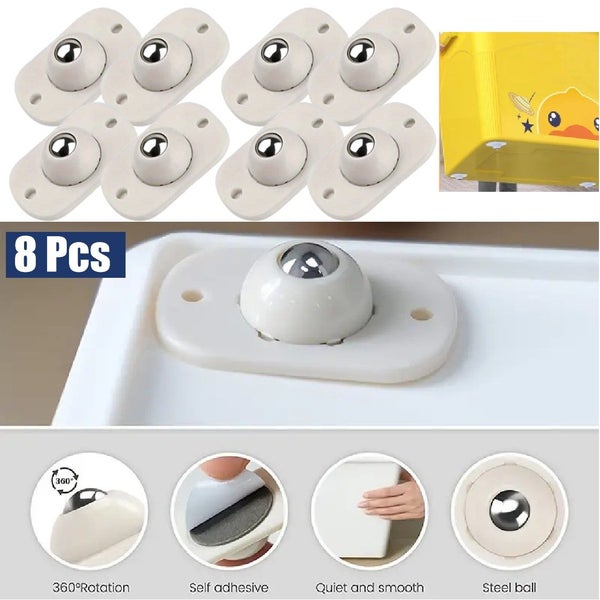 8Pcs Woodworking Metalworking Tool Swivel Caster *Local STOCK NOW* Carousel 1