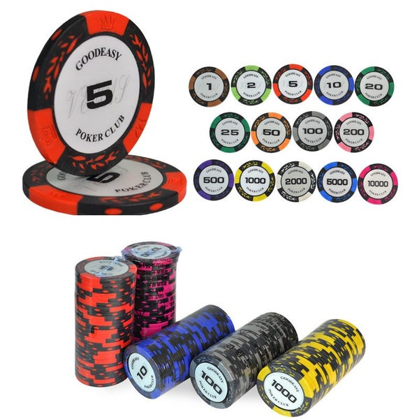 14g 25pcs Poker Chips Tokens Poker Chips Jeton Casino Carousel 1
