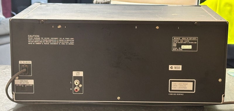 51 Disk CD Player Sony CDP-CX571 Carousel 3