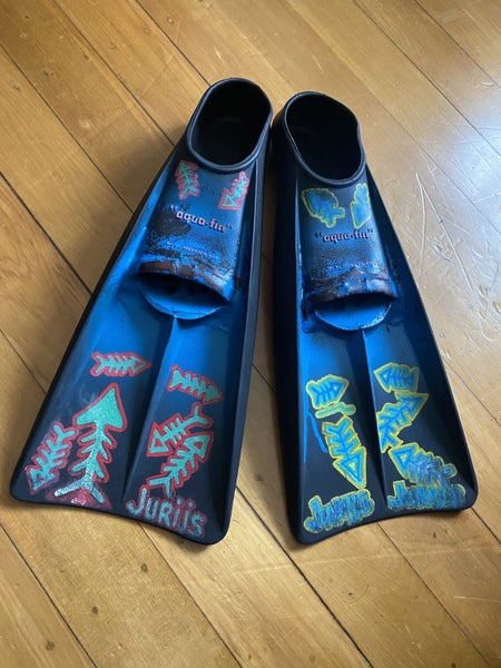 FINS RUBBER BLACK - SIZE 9 - 9.5 US Carousel 2