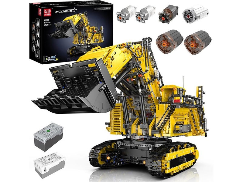 Mould King Large Excavator Building Kit, App Controlled Diggers Construction Set Carousel 1