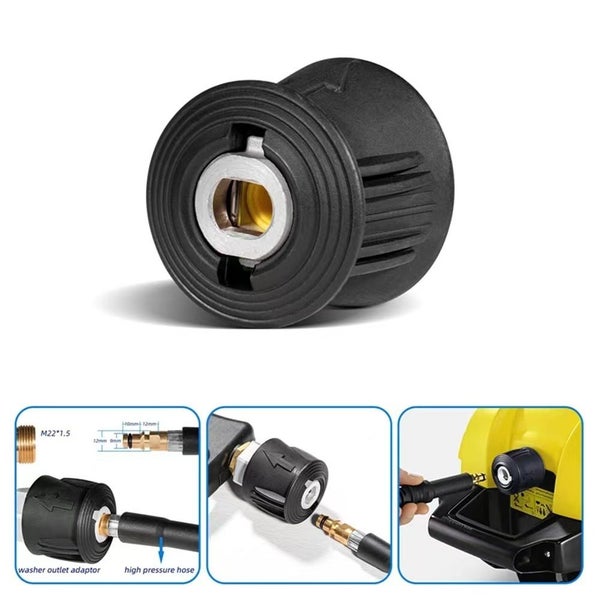Kit of 2 x Adapter M22 * Quick Coupler for Karcher K Series Carousel 2