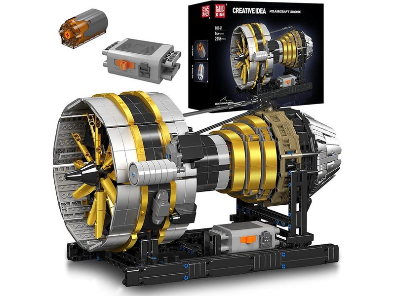 Mini Engine Build Kit for Adults with Battery, Mechanical Science Education STEM Carousel 1
