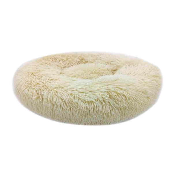 Dog and Cat Soft Round Donut Pet Original Anxiety Reducing Sound Sleep Bed 5kg Carousel 1