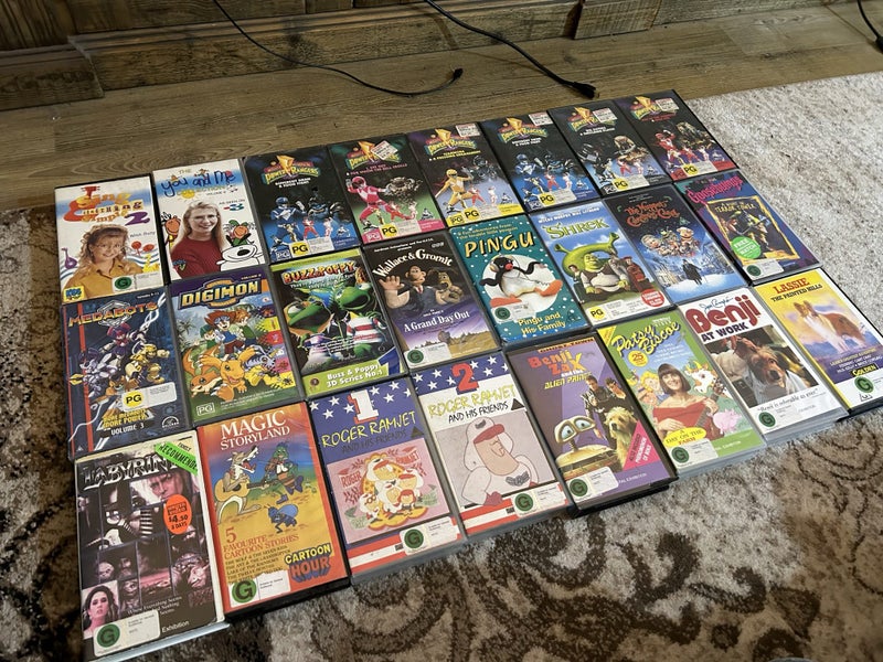 Bulk 42 VHS Tapes Carousel 2