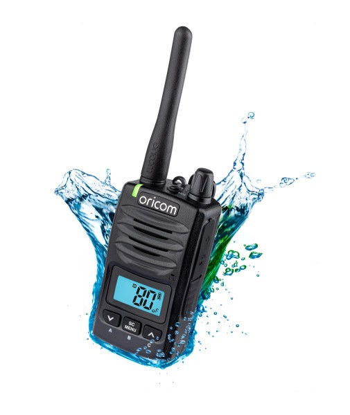 Oricom Waterproof Handheld UHF CB Radio Twin Pack - 5 Watt - Black - DTXTP600 Carousel 2