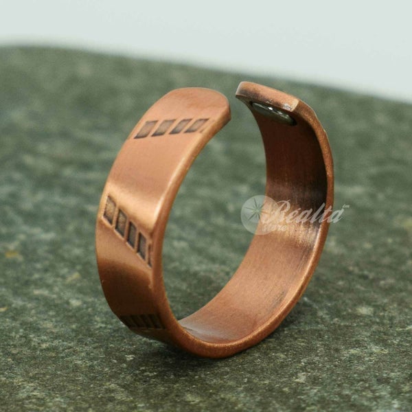Copper Magnetic Rings Arthritis Joint Pain Natural Healing Unisex One Size - PY Carousel 4