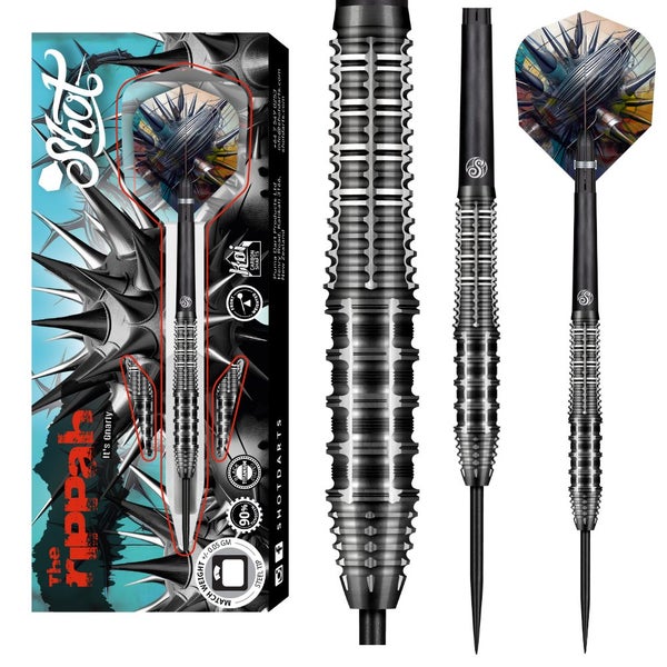 Shot Darts - NEW Gnarly Rippah - 90% Tungsten Darts Carousel 1