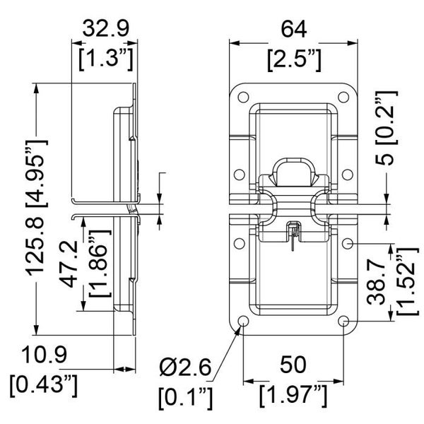Penn Elcom - L3000-7 - Interlocking Case Stacking Latch Carousel 2