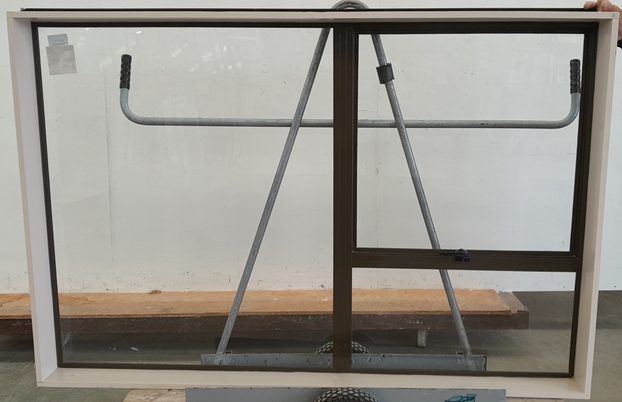 Brown Aluminium Awning Window H1200 x W1800 DR12713 Carousel 2