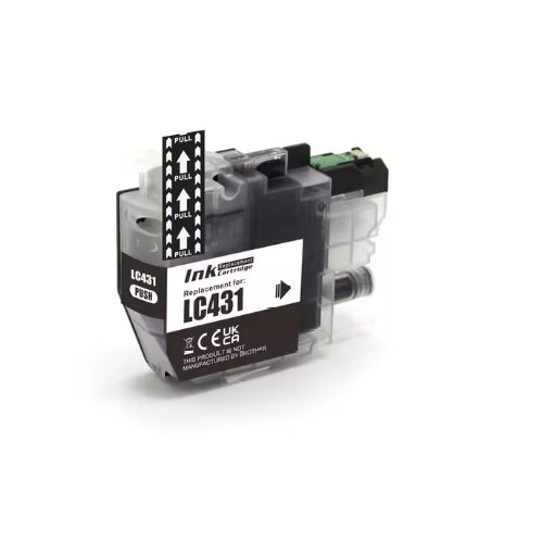 Brother COMP LC431 Ink Cartridge BLACK for DCPJ1050DW MFCJ1010DW etc. PTN NEW Carousel 1