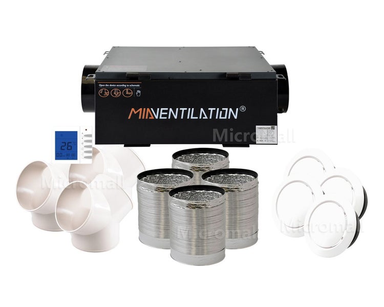 2025 Premium HRV Ventilation System for Dry Air in Homes Carousel 1