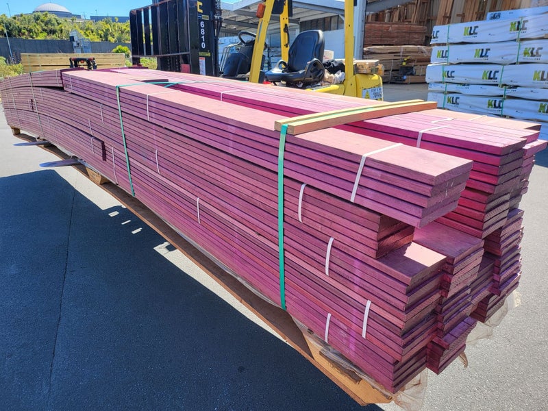 PURPLEHEART DECKING FSC® - WATERSHED 140 x 21mm - PREMIUM - Buy Now ( per m )64254129539713113