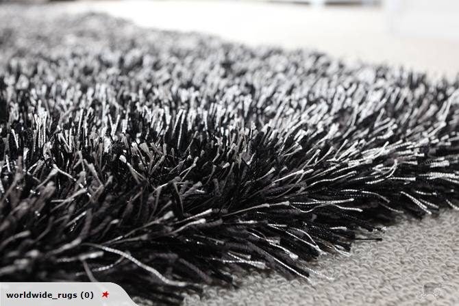 $1 reserve auction - Storm Black Rug 2.3x1.6m Carousel 3