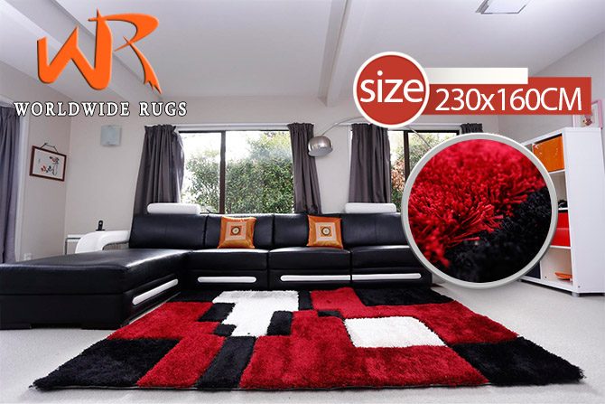 $1 reserve auction - Modern Cream Rug 2.3 x 1.6m Carousel 1