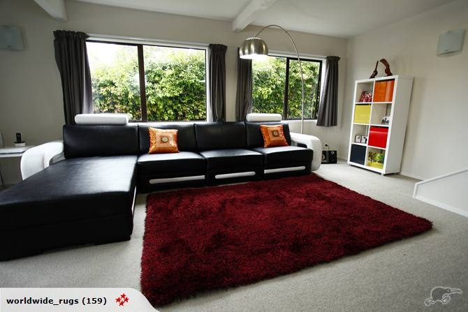 Storm Red/Black rug 2x1.4m Carousel 2