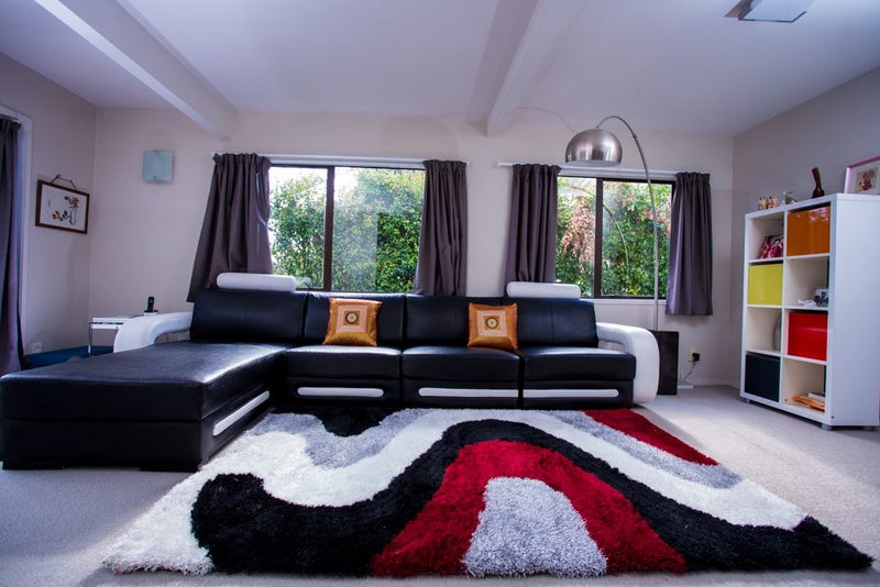 Modern Red Rug 2.0x1.4m Carousel 1