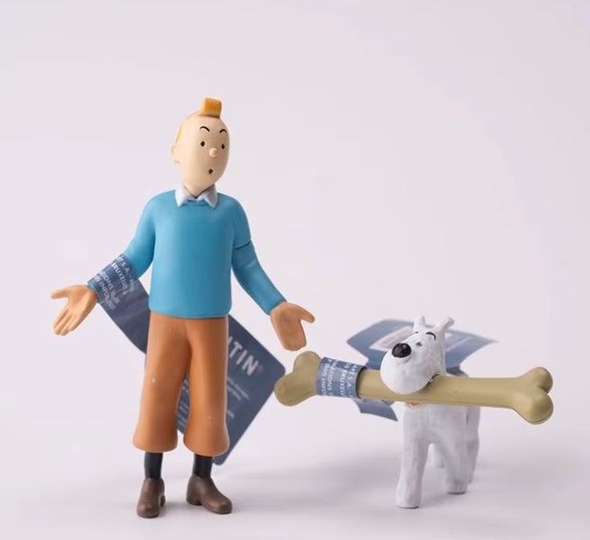 TINTIN FIGURINES SET OF 6 Carousel 1