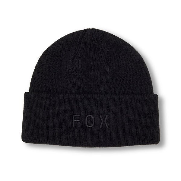 FOX WORDMARK BEANIE [BLACK] Carousel 1