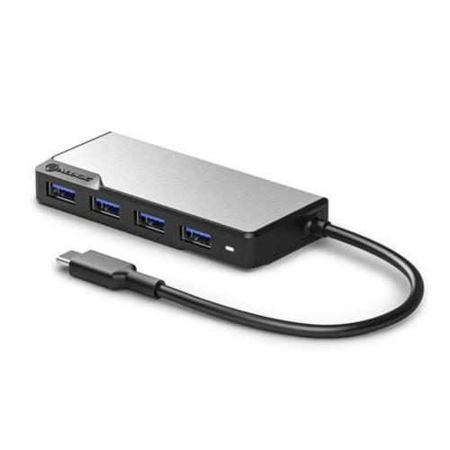 Alogic Fusion SWIFT USB-C 4-in-1 Hub - Space Grey 4x USB-A (USB 3.0) Carousel 1