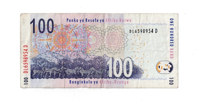 SOUTH AFRICA 2005 100 Rand banknote VF Carousel 2