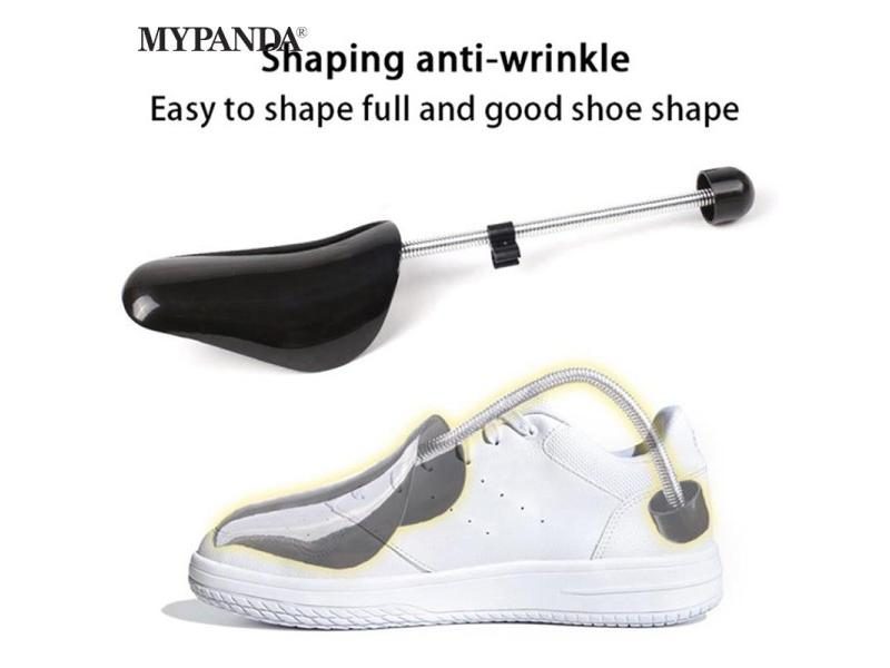 1 Pairs Practical Plastic Shoe Trees Adjustable Length Shoe Trees Stretcher Carousel 2