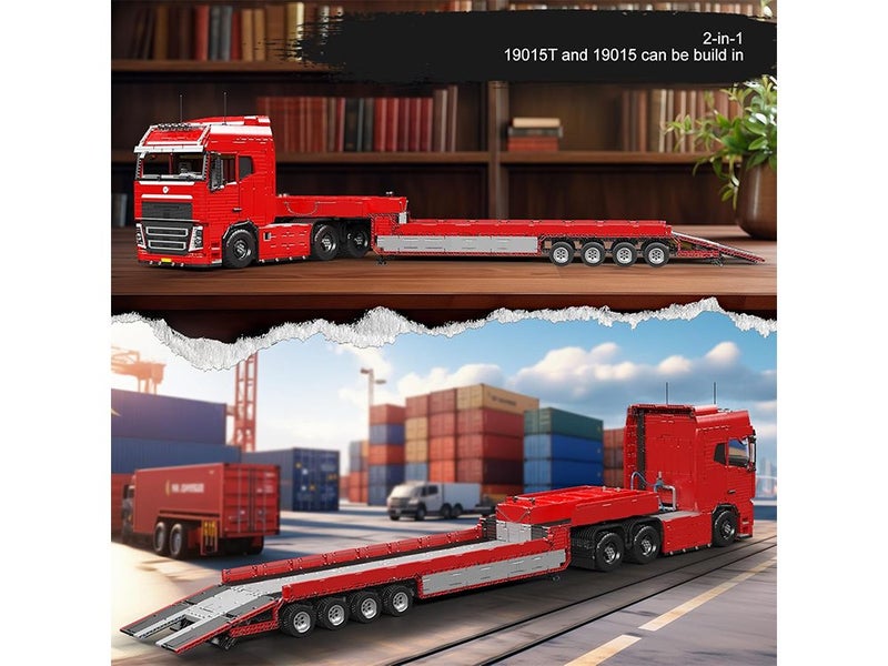 Tractor Truck Block Kits Model, MOC Building Blocks Set to Build, Gift for Kids Carousel 8