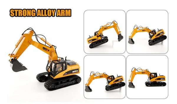 HuiNa 1/14 Excavator R/C 15-Channel RTR Complete **NEW IN BOX** Carousel 2