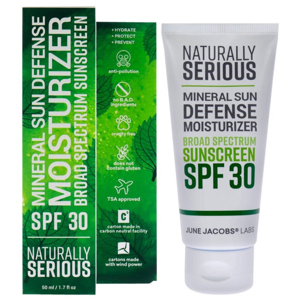 Naturally Serious Mineral Sun Defense Moisturize Sunscreen SPF 30 by Naturall... Carousel 1