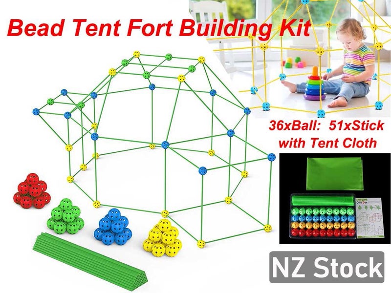 PTN NEW Kids Construction Fort Building Kit Sale Sale Sale Carousel 1