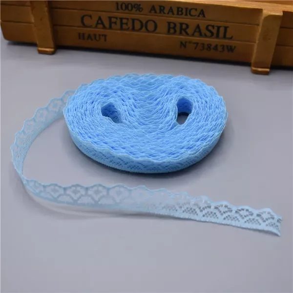 10 Yards Lace Ribbon Tape 14MM Width DIY Sewing For Wedding Dress Decoration Carousel 1