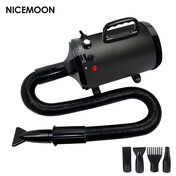 Dog Hair Dryer,High Velocity Pet Hair Dryer with Adjustable Speed , Temperature Carousel 1