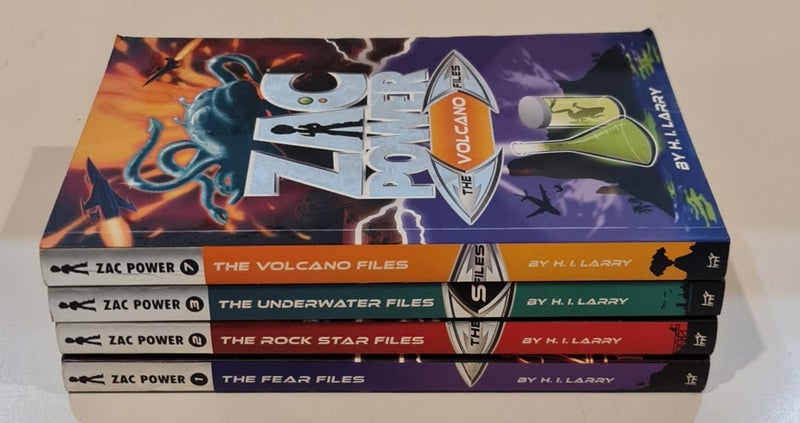 Zac Power - The Fear Files - H.I. Larry - Books 1,2,3 & 7 ^ Carousel 2