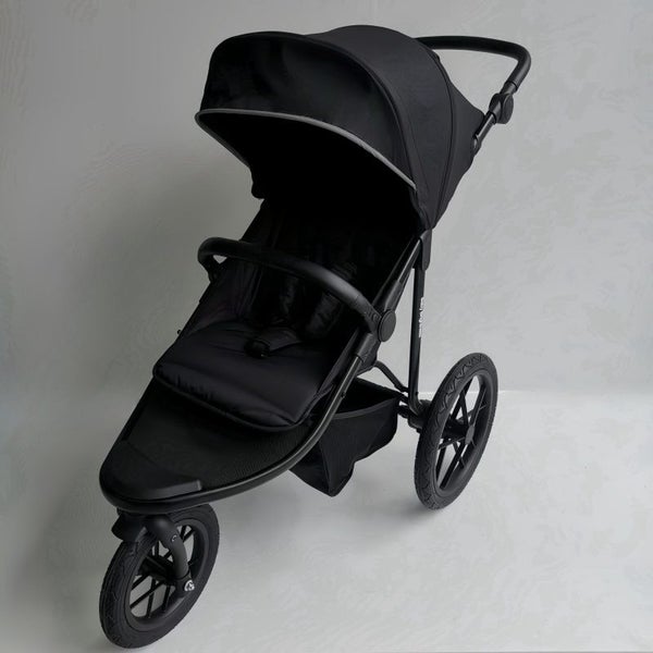 Baby Brightness easygo 2+ three wheel stroller black IN STOCK Carousel 2