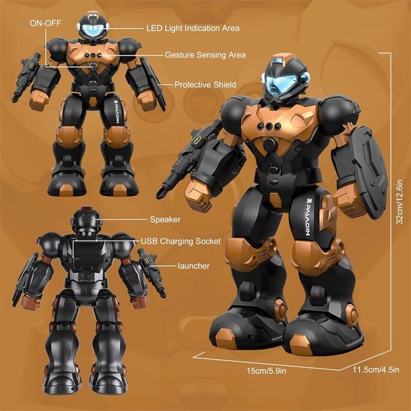 Robot Toys for Kids Intelligent Programmable Toy with Gesture Control Music Carousel 2