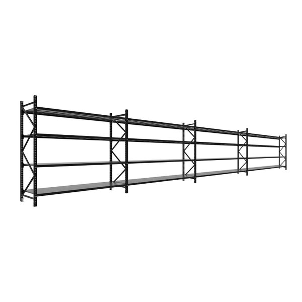Four Bay Commercial Shelving 9875 L x 2000 H x 600 D Carousel 1