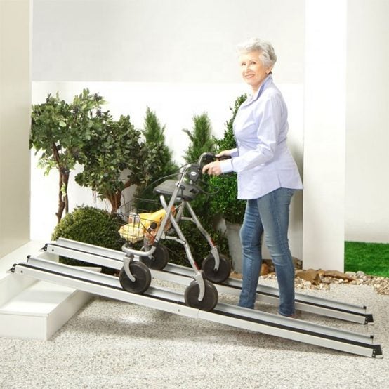 Telescopic wheelchair ramp-7ft Carousel 1