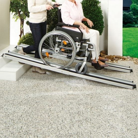 Telescopic wheelchair ramp-7ft Carousel 2