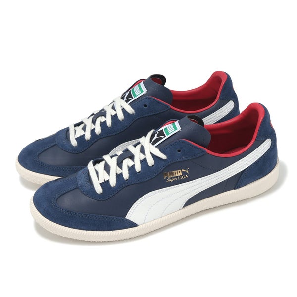 Puma Super Liga OG Retro Navy White Red Men Casual Lifestyle Shoes 356999-20 Carousel 16
