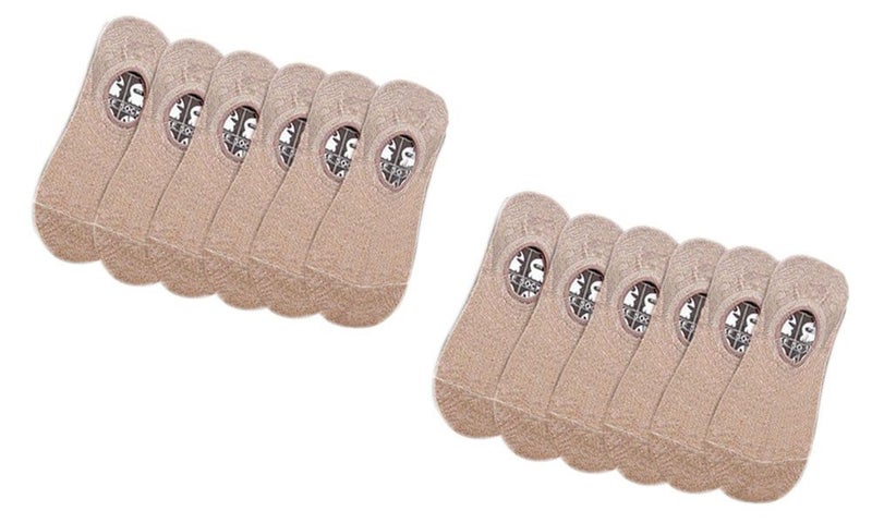No Show Socks Mens 6 Pair Cotton Thin Non Slip Low Cut Men Invisible Socks Carousel 17