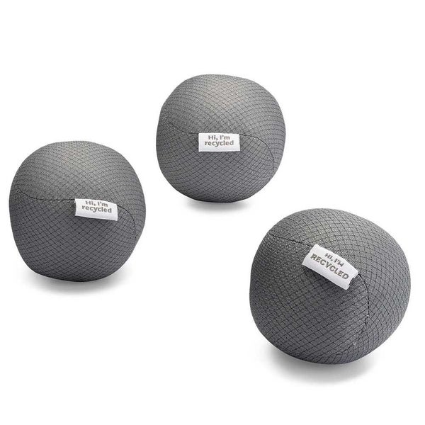 Full Circle Anti Static Dryer Ball Set Grey 3pce Carousel 1